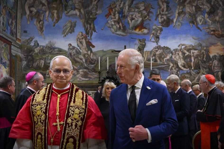 'Symbol of hope': Pope Leo becomes Papal Confrater of St George's Chapel, Windsor