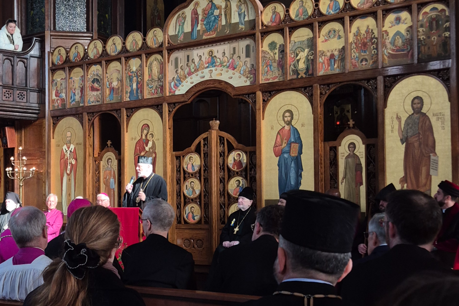 Ukrainian Londoners mark four years of Russian invasion with prayer