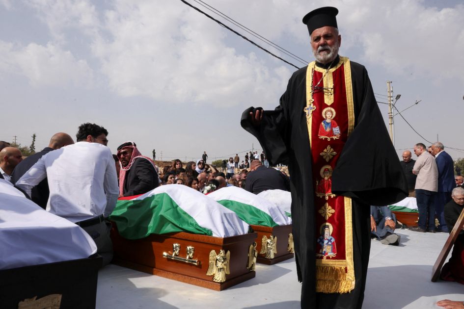 Hundreds gather to mourn victims of Jordan church shooting