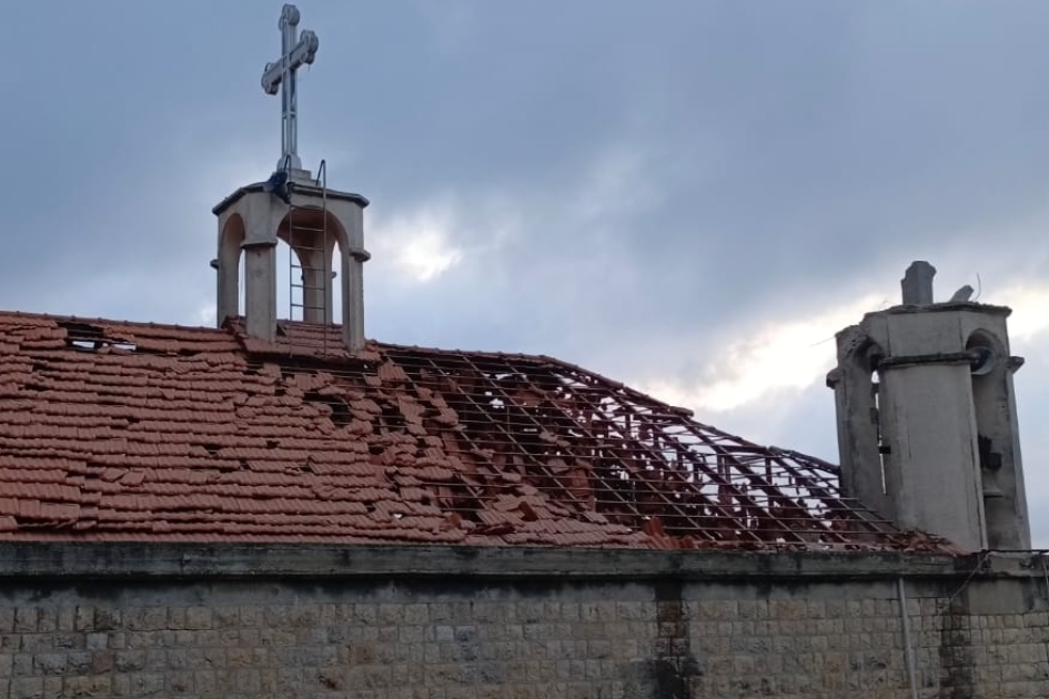 Hezbollah rockets strike church and school in southern Lebanon
