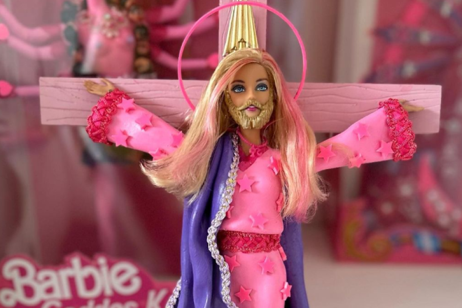 Blasphemous Barbie doll dressed as Jesus causing fury