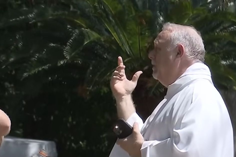 Priest thanks God after narrowly escaping rectory explosion