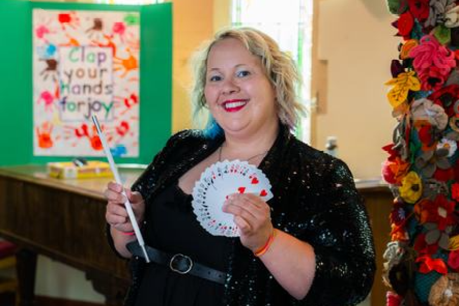 Methodist preacher combines the pulpit with a passion for magic