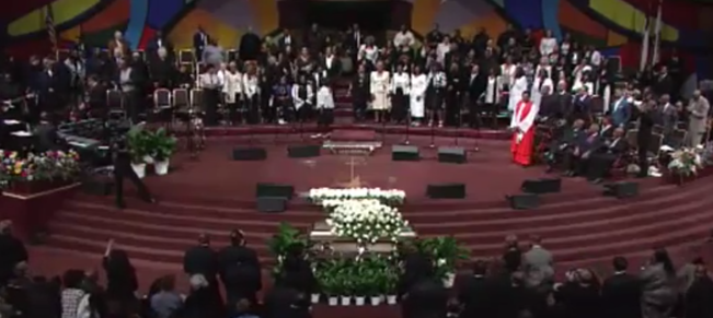 Stars turn out for Andrae Crouch funeral