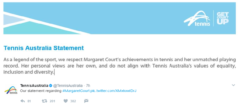 Twitter/Tennis Australia