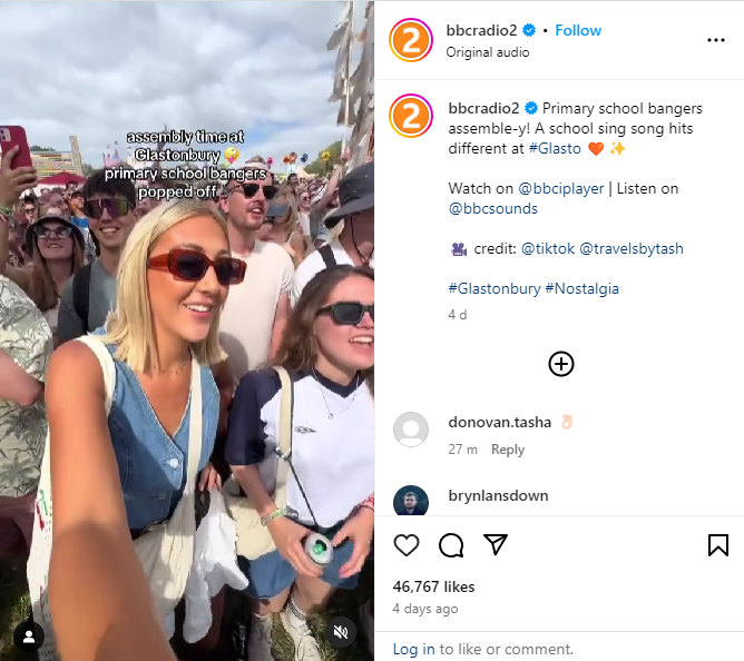 Emily Hurrell 'Shine Jesus shine': Glastonbury crowd goes wild for Christian sing-along