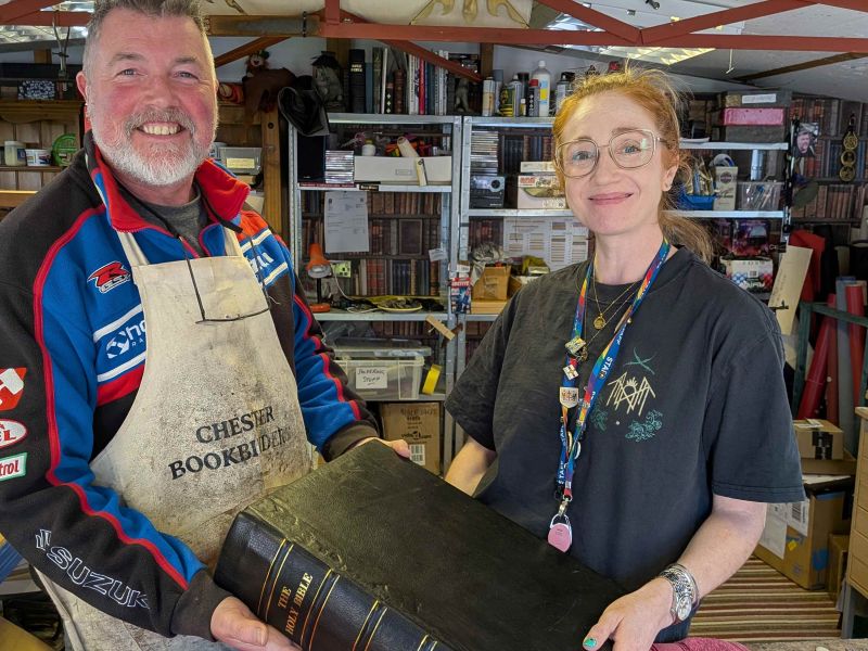 University restores historic Bible in memory of graduate