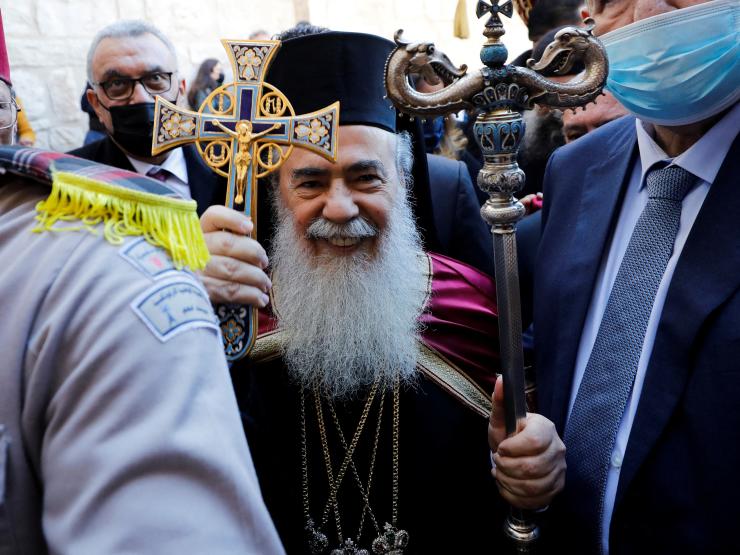 GREEK ORTHODOX PATRIARCH OF JERUSALEM THEOPHILOS III 3.JPG