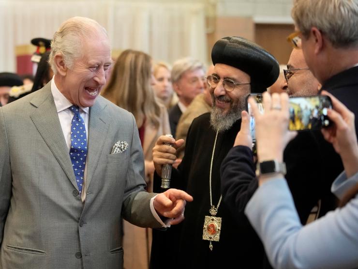 BRITAIN-ROYALS-KING-COPTIC.JPG
