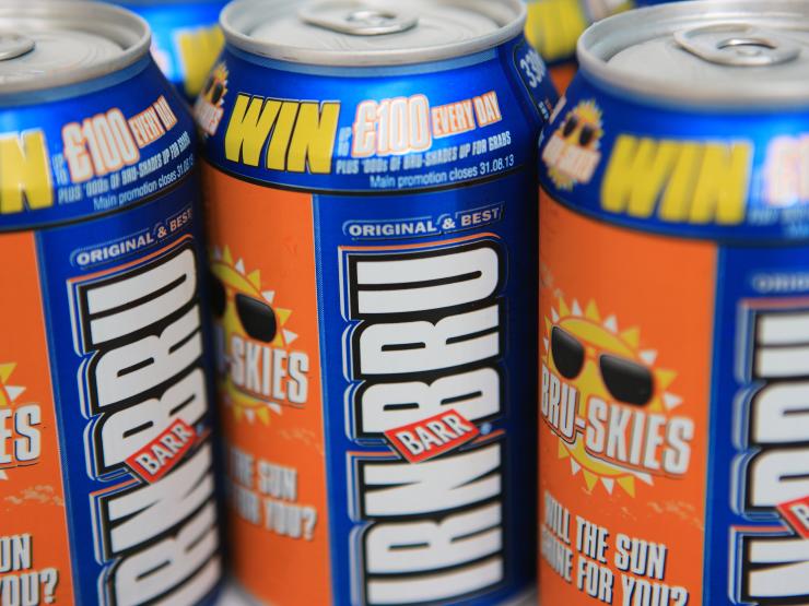 IRN BRU CANS