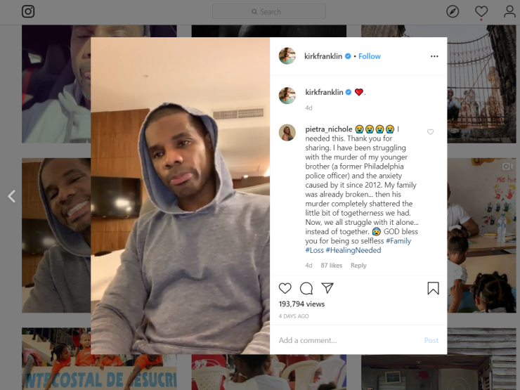 kirk franklin instagram video.png