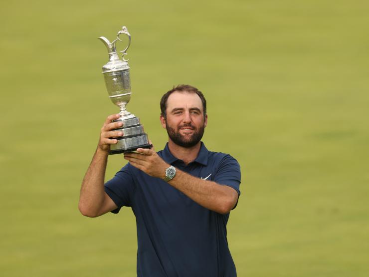 Scottie scheffler wins open