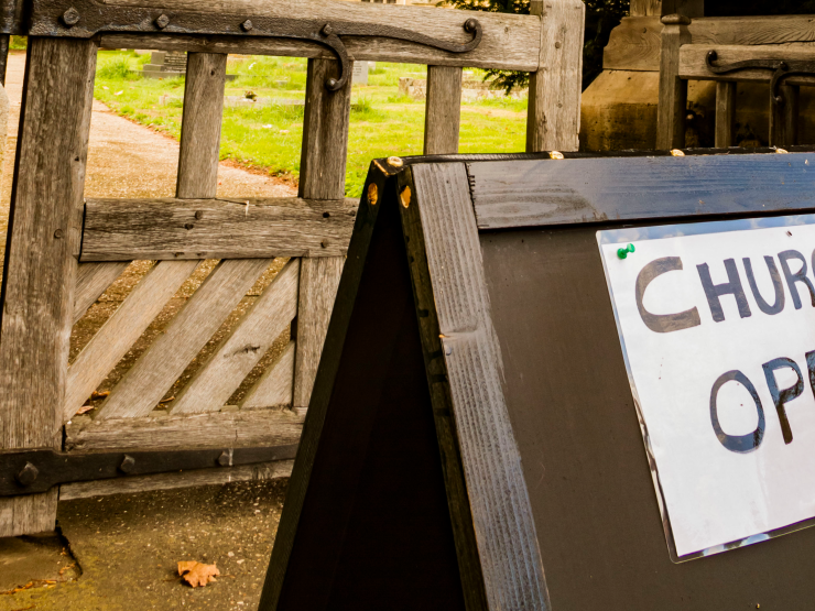 Church open sign National Churches Trust, St Lawrence church, Revesby HERO.jpg