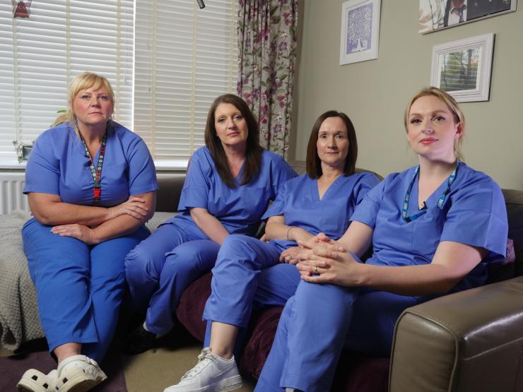 Calls for Health Secretary to intervene in row over nurses' changing room