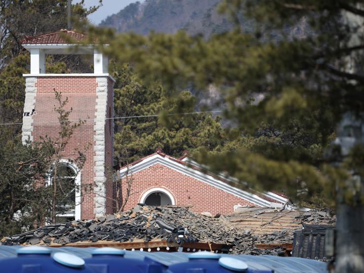 Damaged church South Korea.JPG