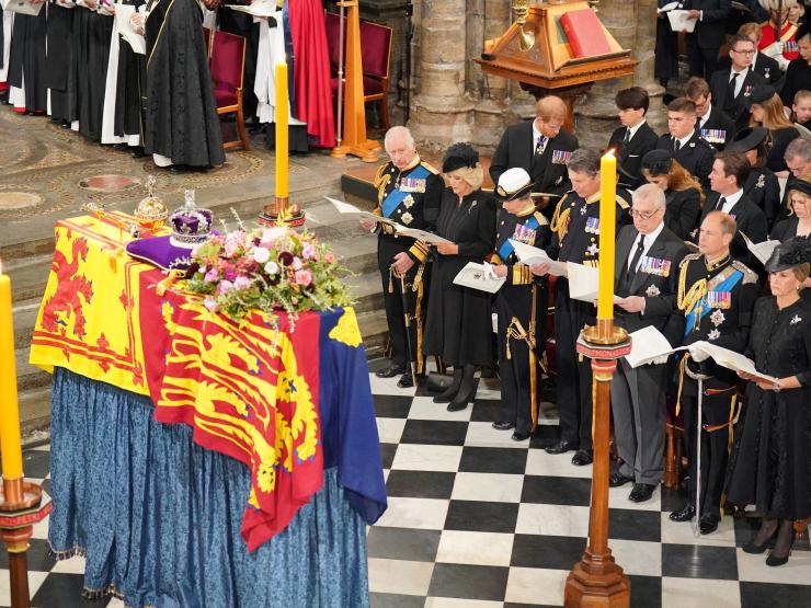 Queen's coffin at funeral.JPG