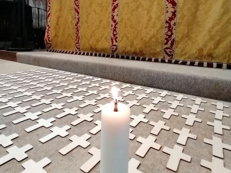 Prayer trail crosses Peterborough Cathedral.jpg
