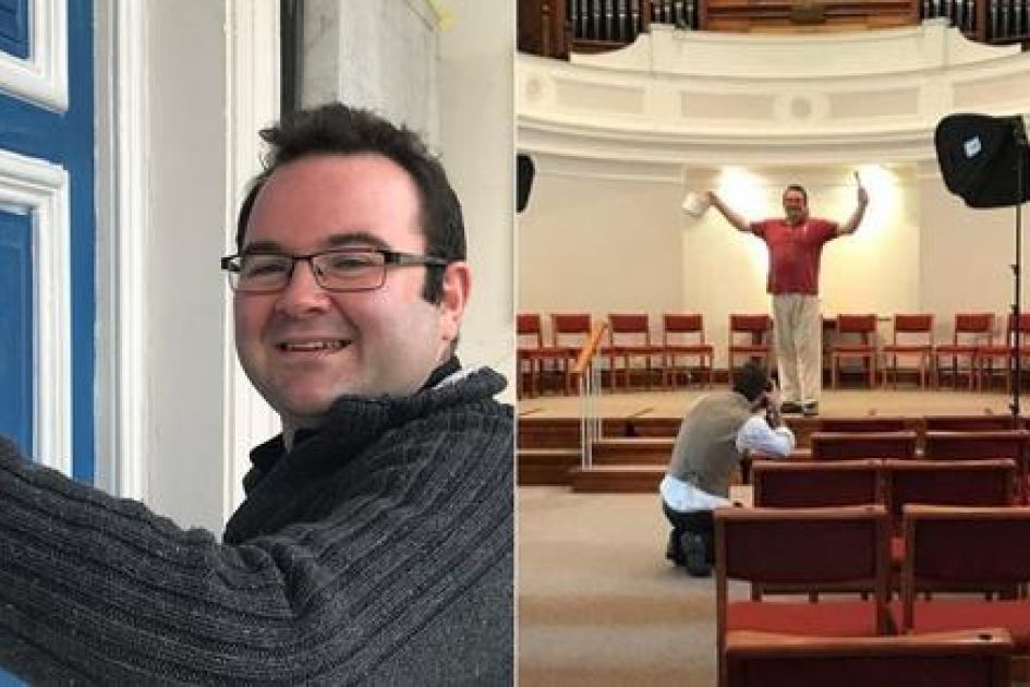 Operatic painter saves church left in lurch