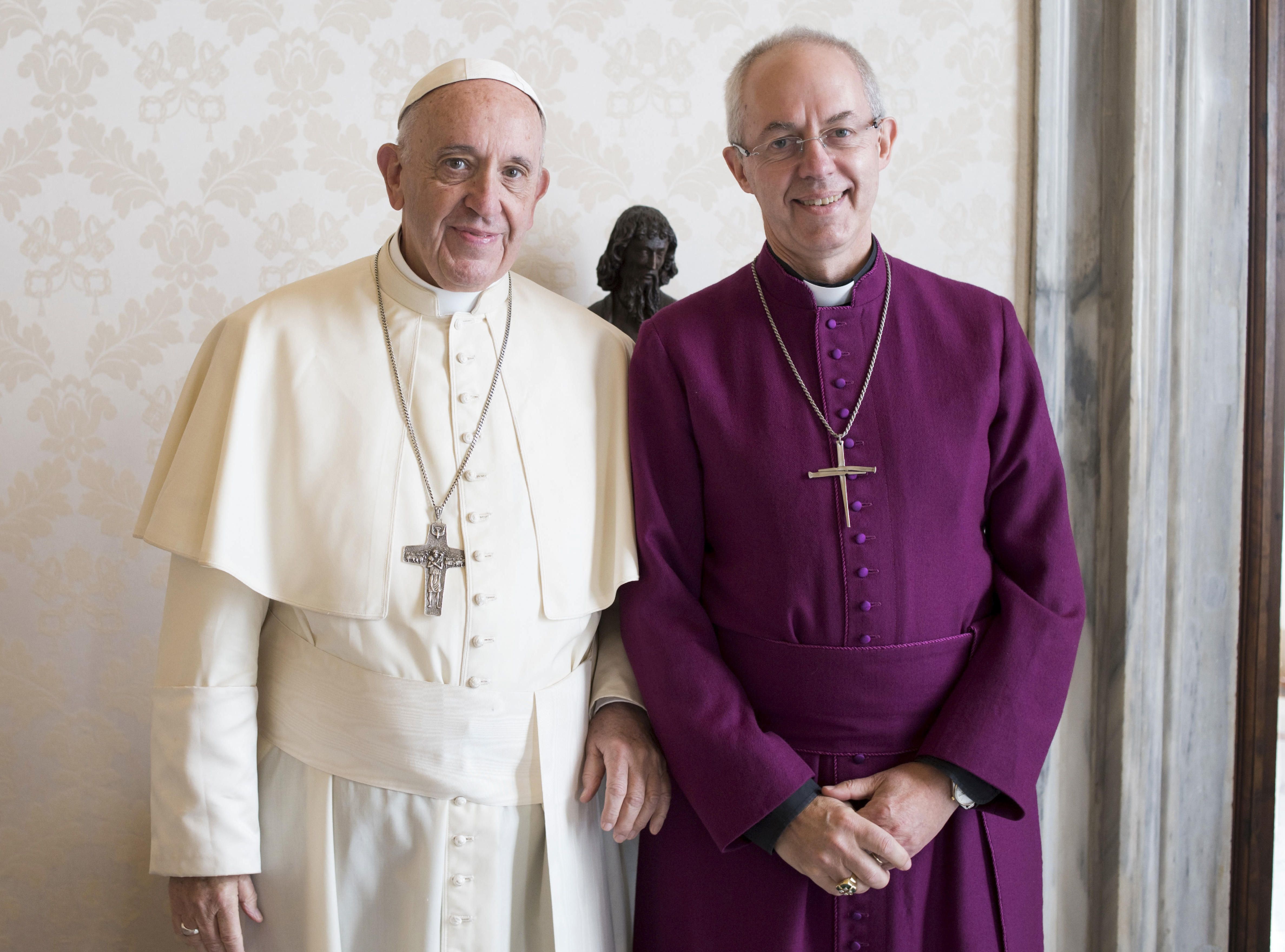 Justin Welby pays tribute to Pope Francis on tenth anniversary of inauguration