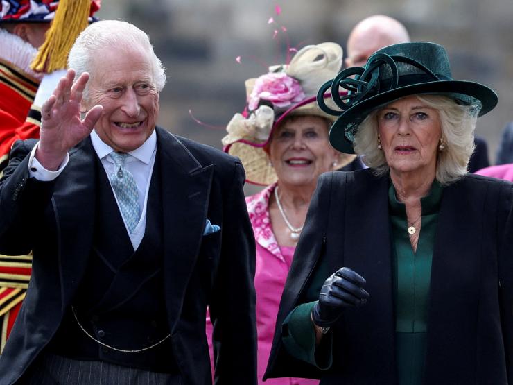 Charles and Camilla easter