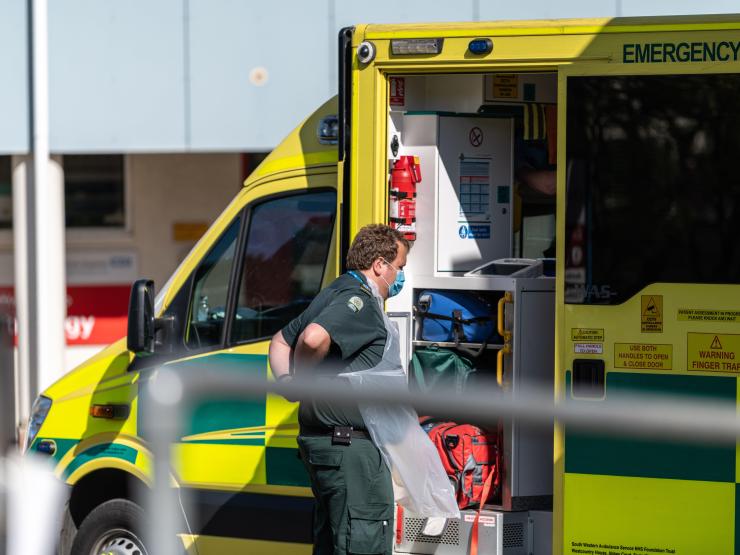 hospital stock image
