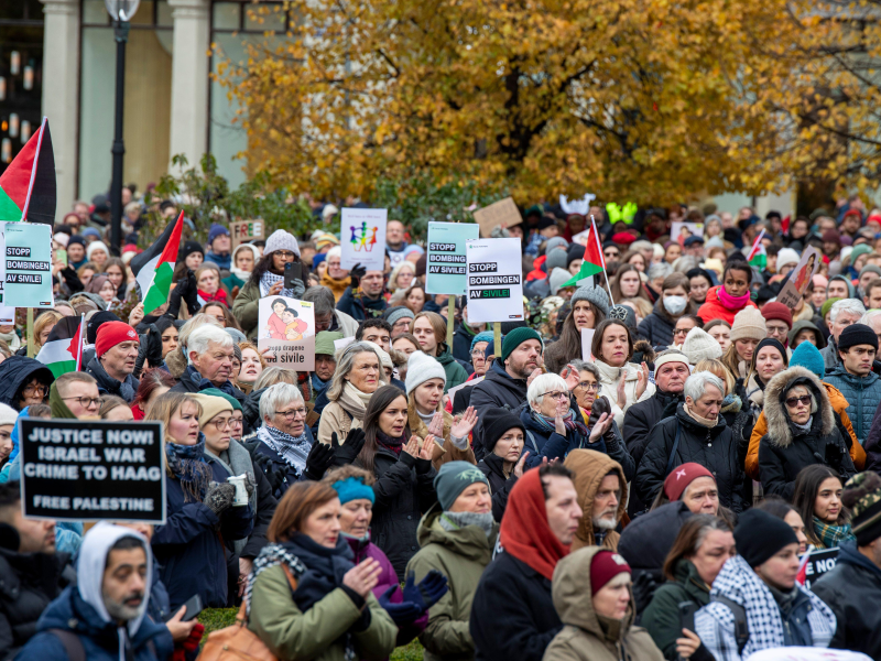 Norway's churches ring bells for Gaza in rare Christian protest