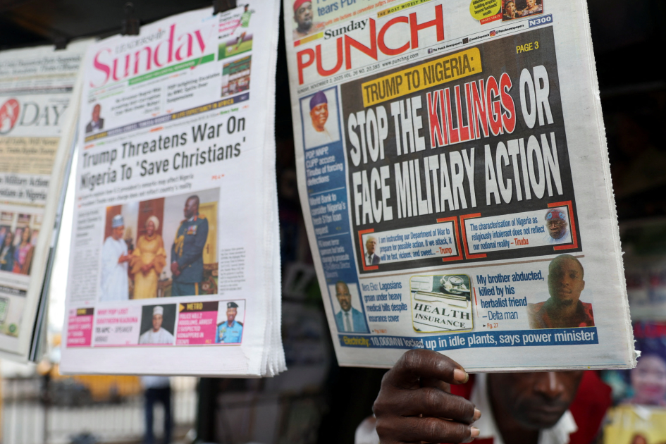 Trump threatens military action in Nigeria over Christian persecution