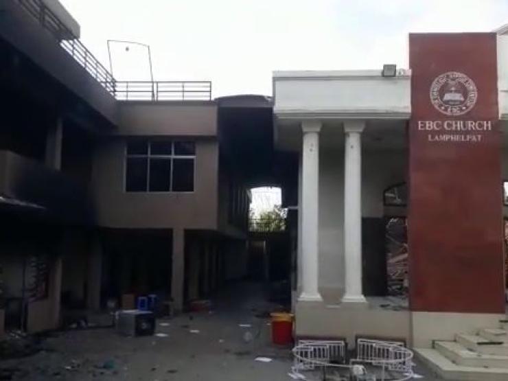 Manipur church burned.jfif