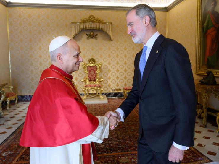 POPE LEO SPAIN KING VISIT.JPG