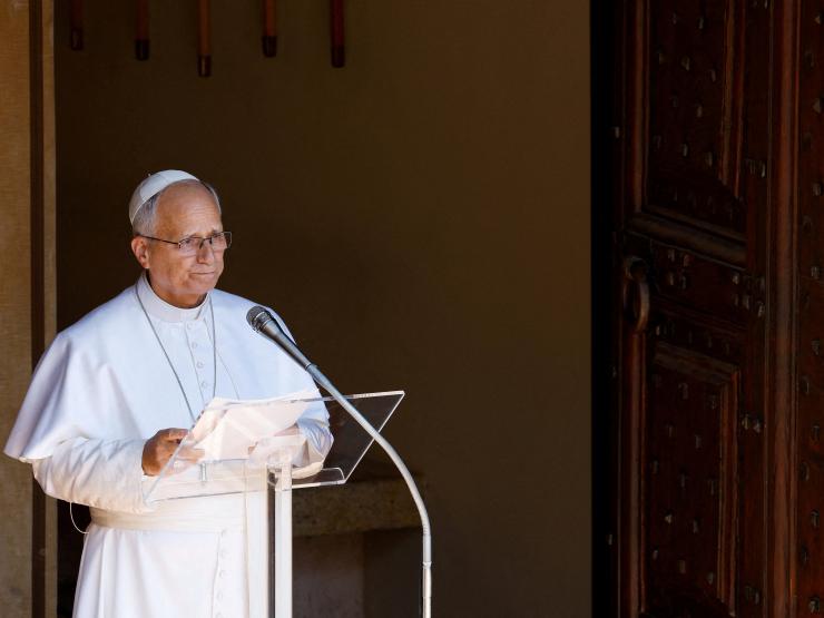 ISRAEL POPE LEO PALESTINE.JPG