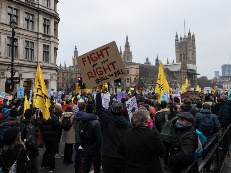 Police, crime and sentencing bill protests credit reuters.JPG