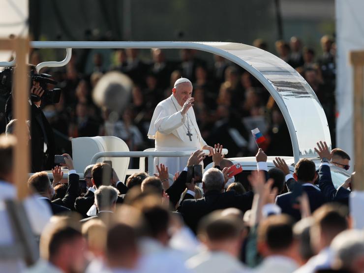 Pope in Slovakia.JPG