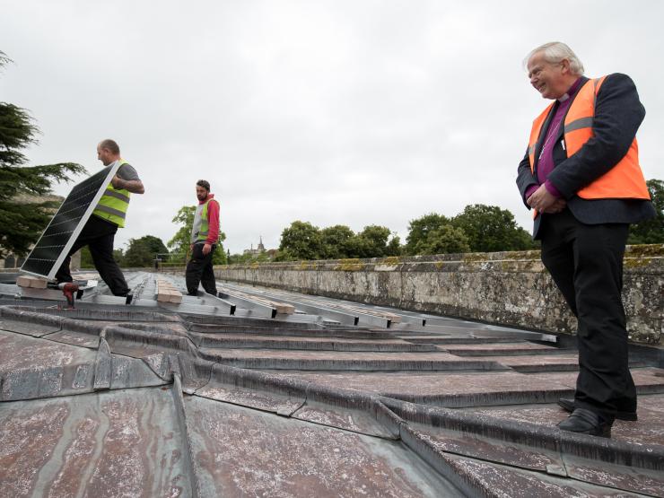 nicholas holtam salisbury cathedral solar panels roof credit PA Wire Andrew Matthews.jpg