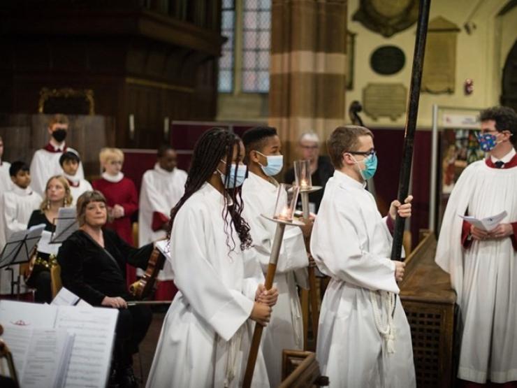 Leicester Cathedral on Christmas Eve.jpg