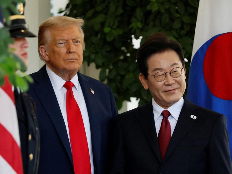 TRUMP, SOUTH KOREAN PRESIDENT.JPG