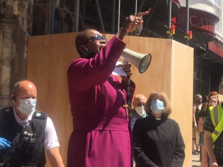 bishop rose hudson-wilkin canterbury black lives matter protest.png