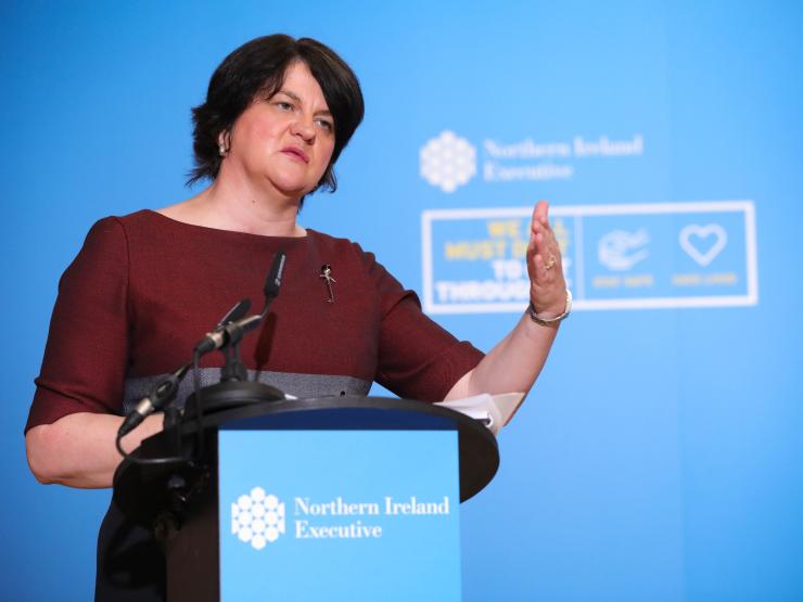 Arlene Foster Kelvin Boyes and Press Eye PA Media.jpg
