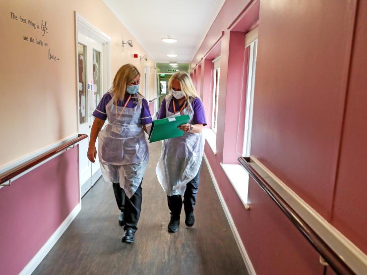 care workers care home PA Peter Byrne.jpg