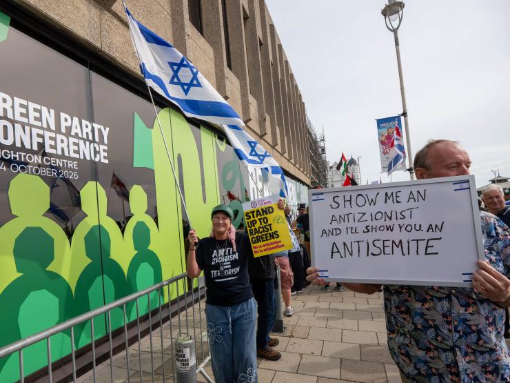 GREEN PARTY CONFERENCE ZIONISM RACISM.JPG