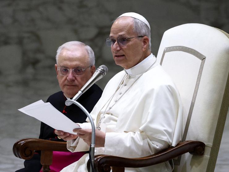 Pope leo reuters oct 2025
