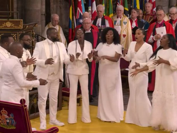 Coronation features gospel choir for the first time in British history