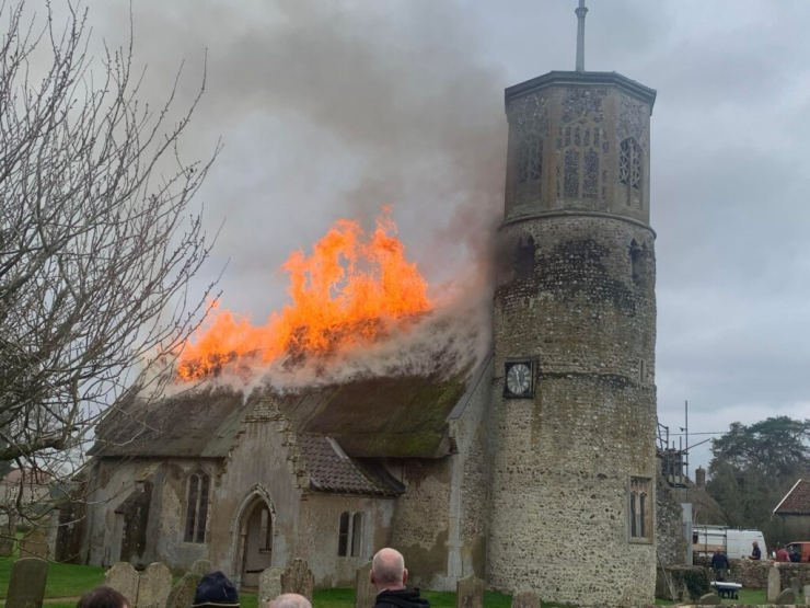 St Mary's Parish Church in Beachamwell in Norfolk.png