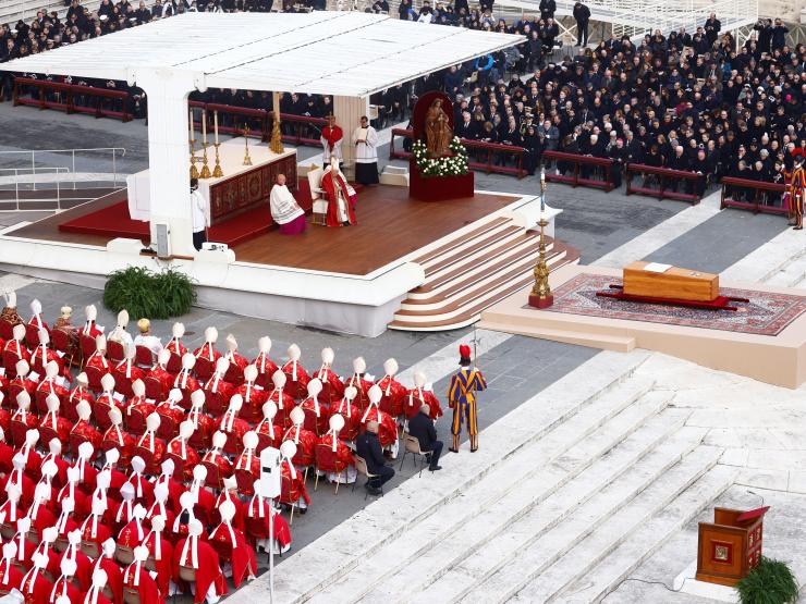 Pope Benedict funeral.JPG