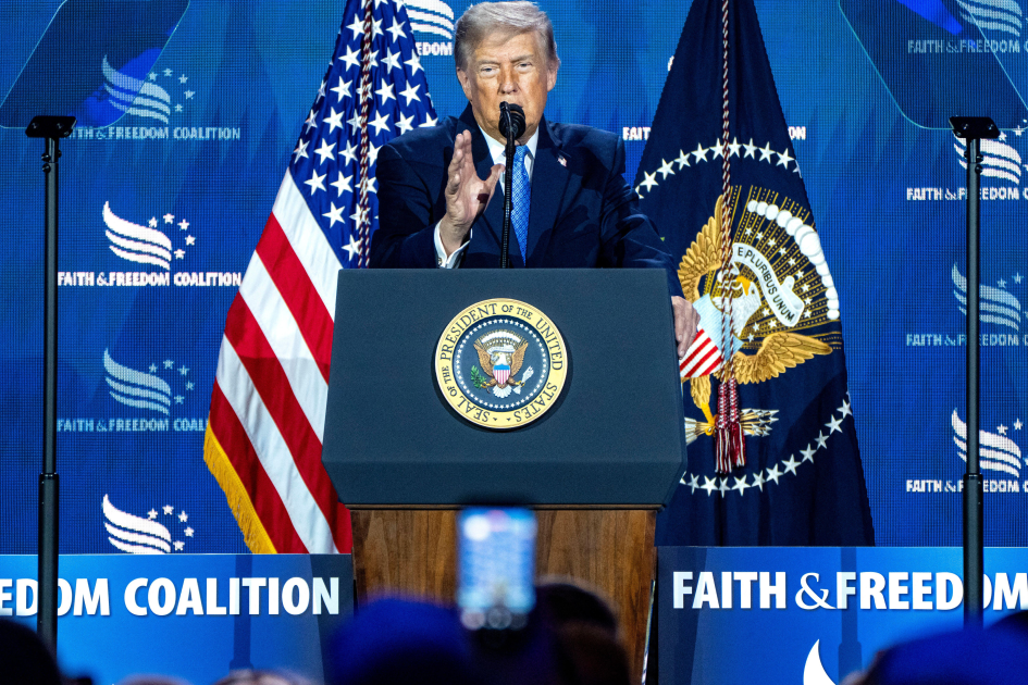 'I'm saving Christians worldwide' says Trump, amid attack on 'godless ...