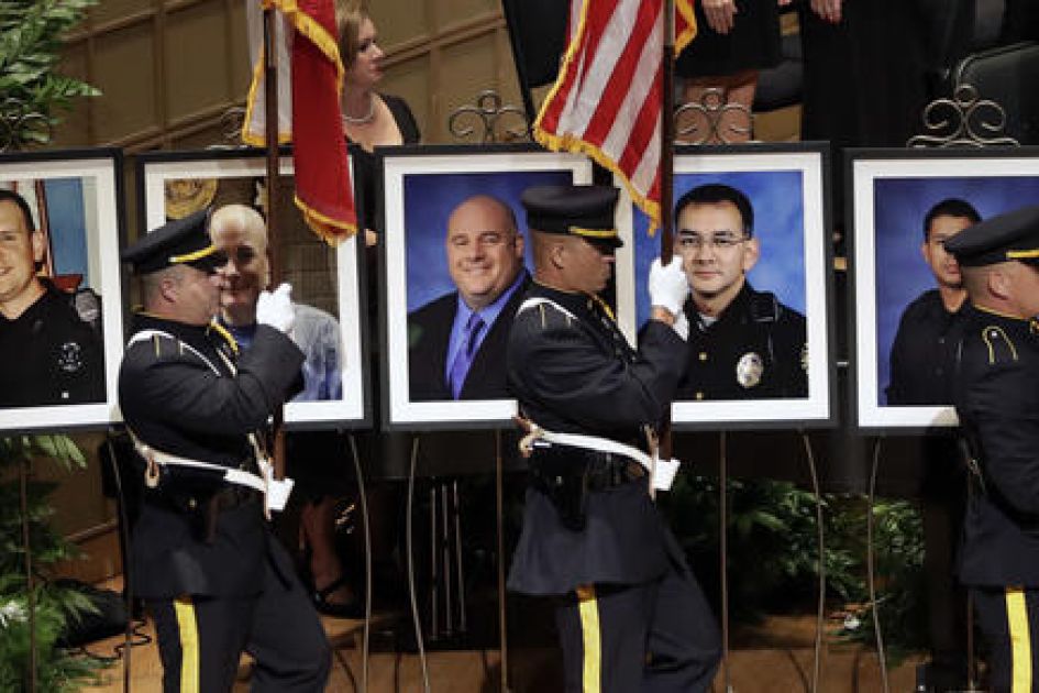 Church funerals for Dallas shooting victims after interfaith service