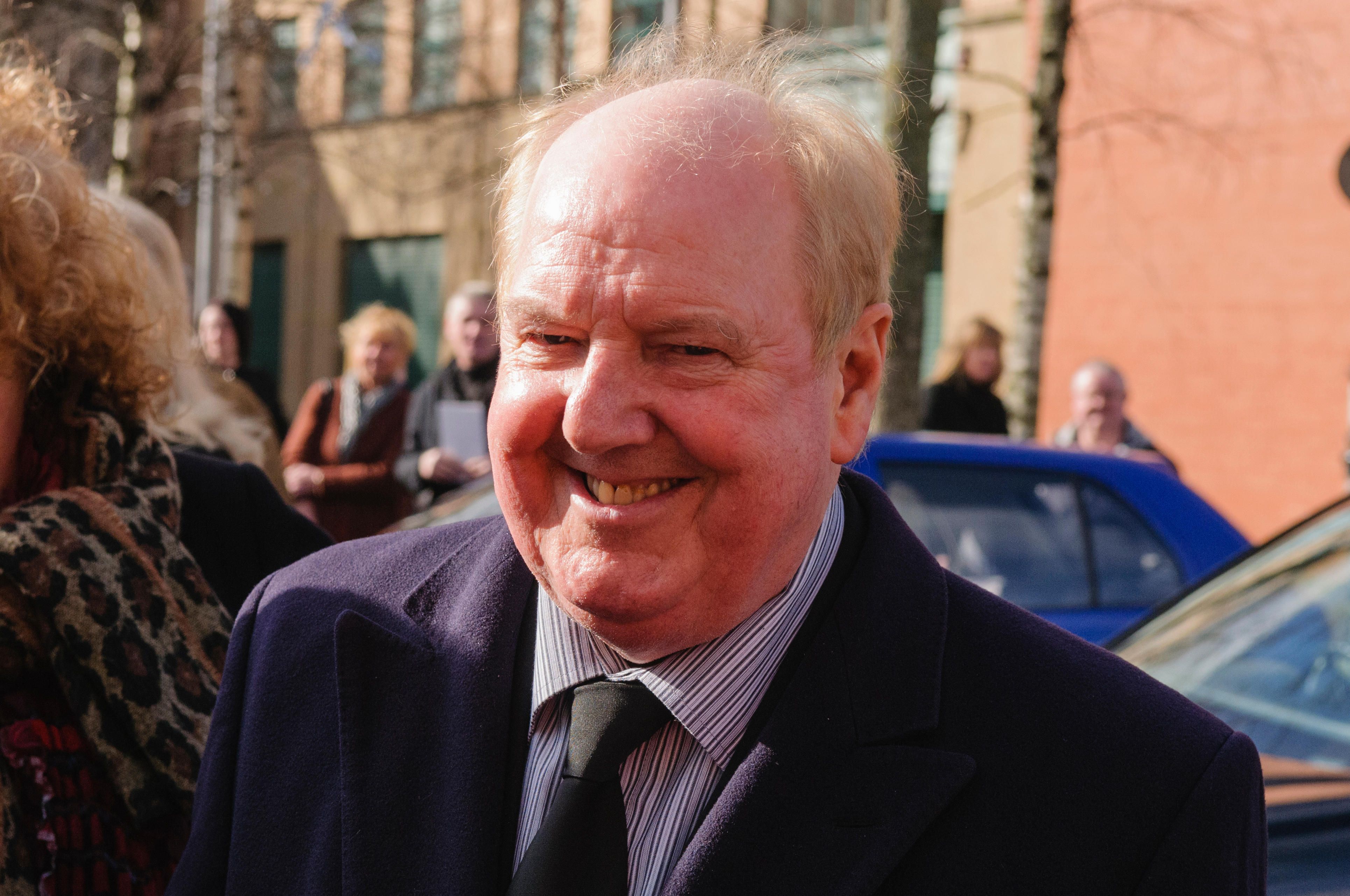Jimmy Cricket's priest son jokes at father's funeral service