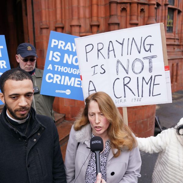 Vindicated Police apologise to woman arrested for silently praying
