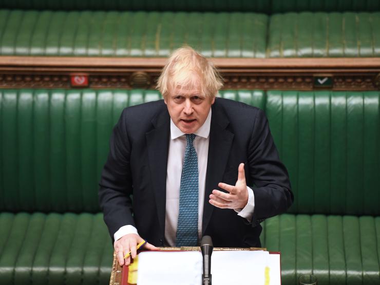 Boris Johnson in House of Commons credit UK ParliamentJessica Taylor PA Wire.jpg