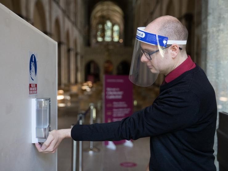 Verger Luke Marshall Chichester Cathedral credit Andrew Matthews PA.jpg