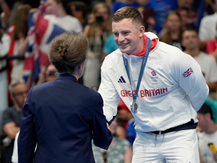 Adam Peaty silver medal